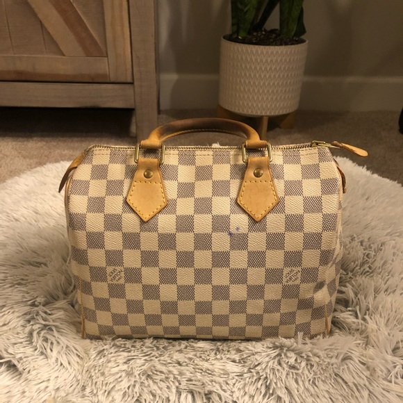 Louis Vuitton Damier Azur Speedy 25 - Picture 2 of 12